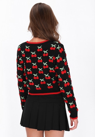 MYMO - Casaco de malha em preto