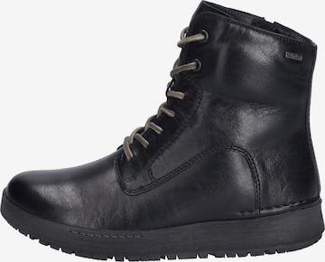 JOSEF SEIBEL Schnürstiefelette 'ANNA' in Schwarz: Vorderseite