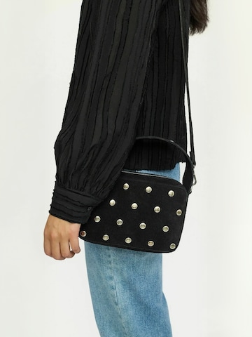 Soft Rebels Shopper táska ' SRMetz ' - fekete: oldalt