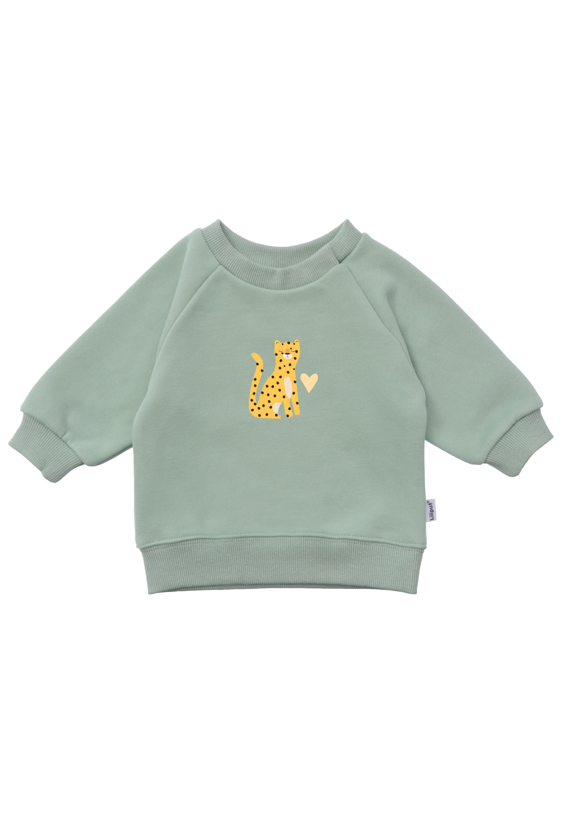 LILIPUT Sweatshirt 'Leopard' in Green: front