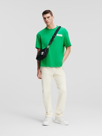 T-Shirt 'Ikonik 2.0' Karl Lagerfeld en vert
