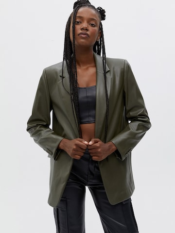 Pull&Bear Blazer in Green: front