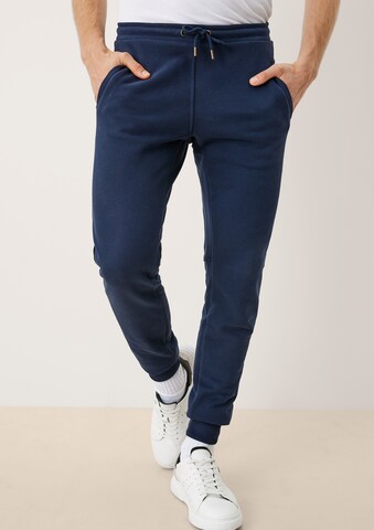 s.Oliver Tapered Pants in Blue: front