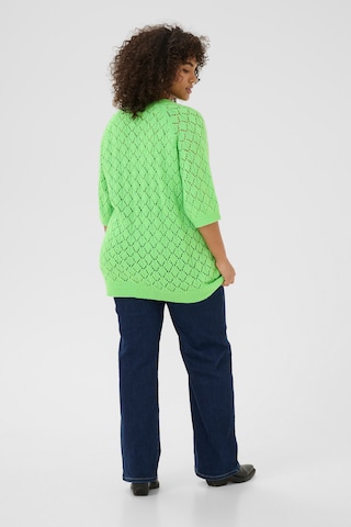 Pull-over 'KCMika' KAFFE CURVE en vert