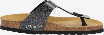 Palado T-Bar Sandals 'Kos Orion' in Black