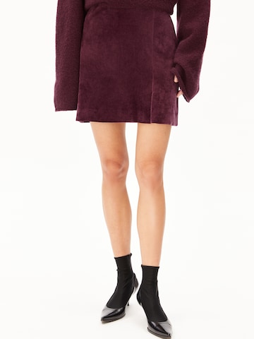 ARMEDANGELS Rok 'VANJARAA' in Rood: voorkant