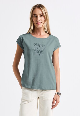 STREET ONE T-Shirt in Blau: Vorderseite