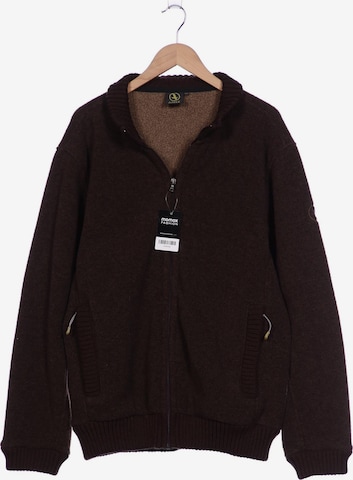 AIGLE Jacke XXL in Braun: Vorderseite