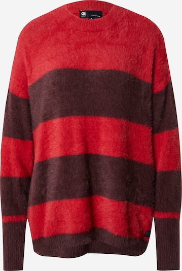 G-STAR Pulover u smeđa / crvena, Pregled proizvoda