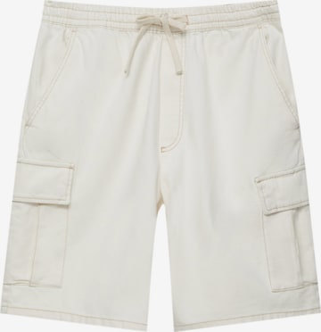 Pull&Bear Loosefit Shorts in Beige: predná strana