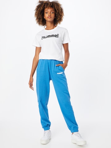 Hummel Tapered Sports trousers in Blue