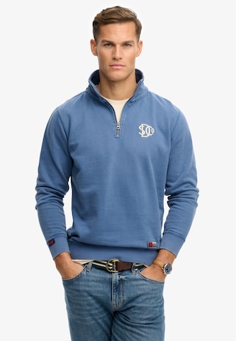 Superdry & Co Sweatshirt in Blau: Vorderseite
