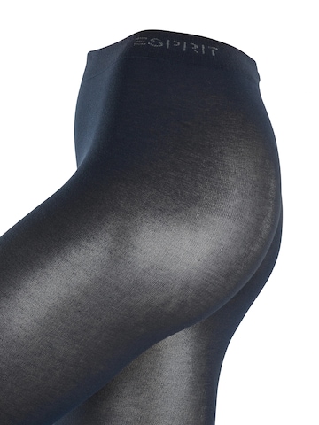 ESPRIT Tights 'Cotton' in Blue