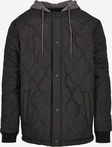 Urban Classics Between-Season Jacket in Black: front