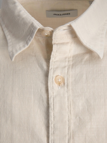JACK & JONES Regularny krój Koszula 'Slub' w kolorze biały
