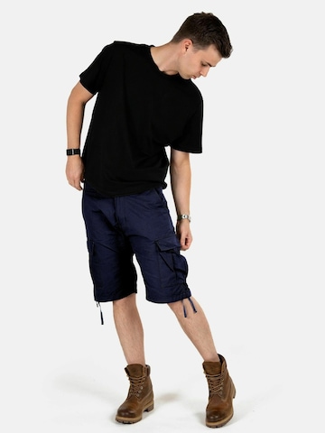 Regular Pantalon cargo Molecule en bleu