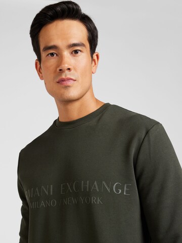 Felpa di ARMANI EXCHANGE in marrone