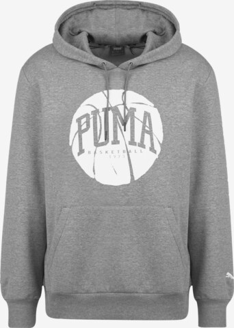 PUMA Sportsweatshirt in Grijs: voorkant