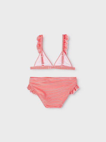 NAME IT Triangle Bikini 'ZANNAH' in Orange