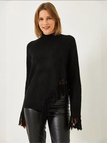Bianco LucciPulover 'Pullover' - crna boja