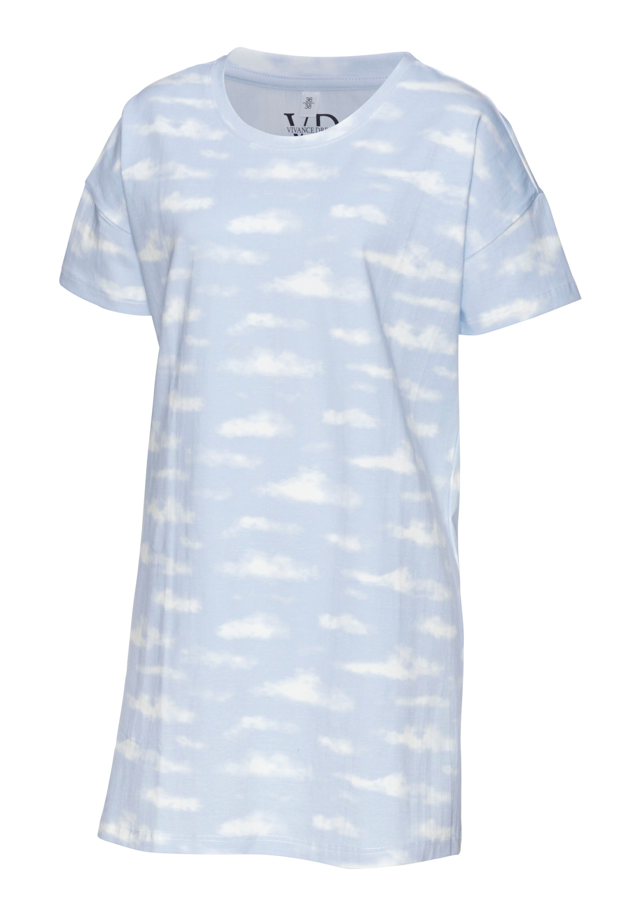 VIVANCE - Camiseta de noche en azul