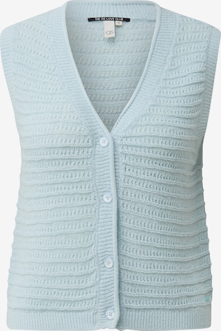 Gilet QS en bleu : devant