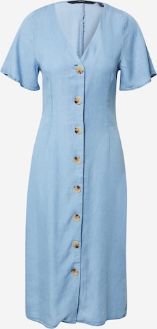 Robe-chemise 'VIVIANA' VERO MODA en bleu : devant