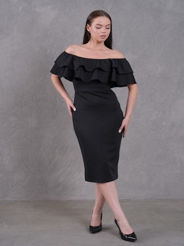 WOMAN VISION Kleid in Schwarz: Vorderseite