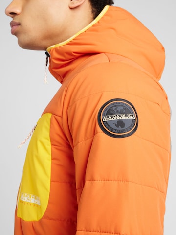 NAPAPIJRI Prehodna jakna 'HURON' | oranžna barva