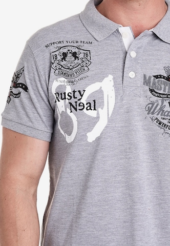 Rusty Neal Poloshirt in Grau