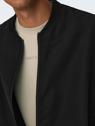 Only & Sons Between-Season Jacket 'LEON' in Black