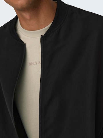 Only & Sons Between-season jacket 'LEON' in Black