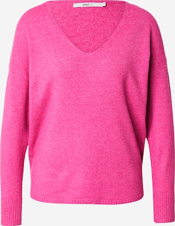 Pullover 'ONLRica' di ONLY in rosa: frontale