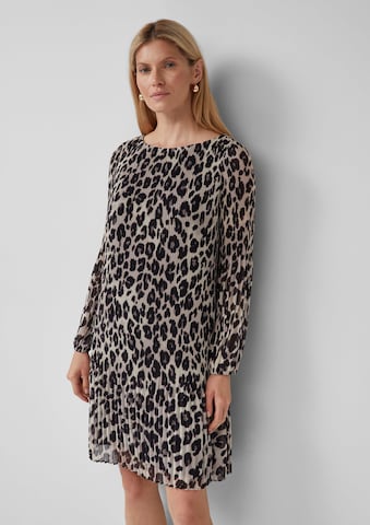 s.Oliver BLACK LABEL Jurk in Grijs: voorkant