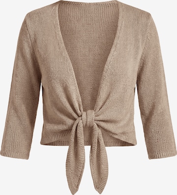 Imily Bela Плетена жилетка в зелено: отпред