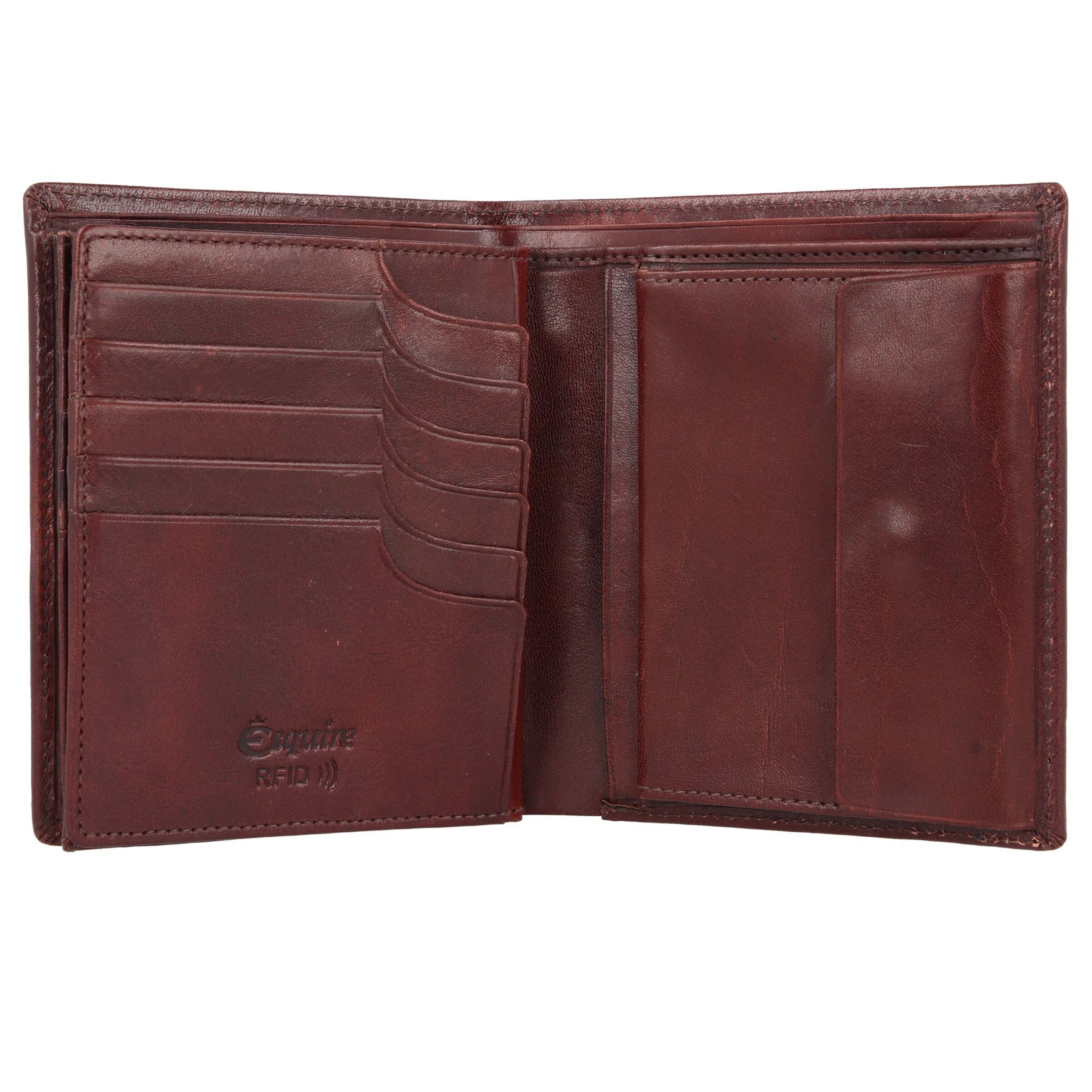 Esquire Wallet 'Toscana' in Red
