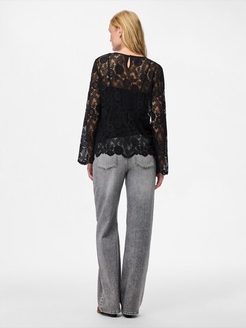 PIECES Shirts 'PCOLLINE' i sort