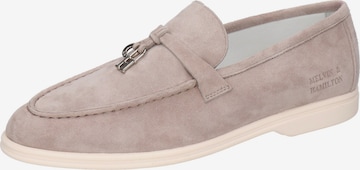 MELVIN & HAMILTON Classic Flats 'Adley 3' in Grey: front