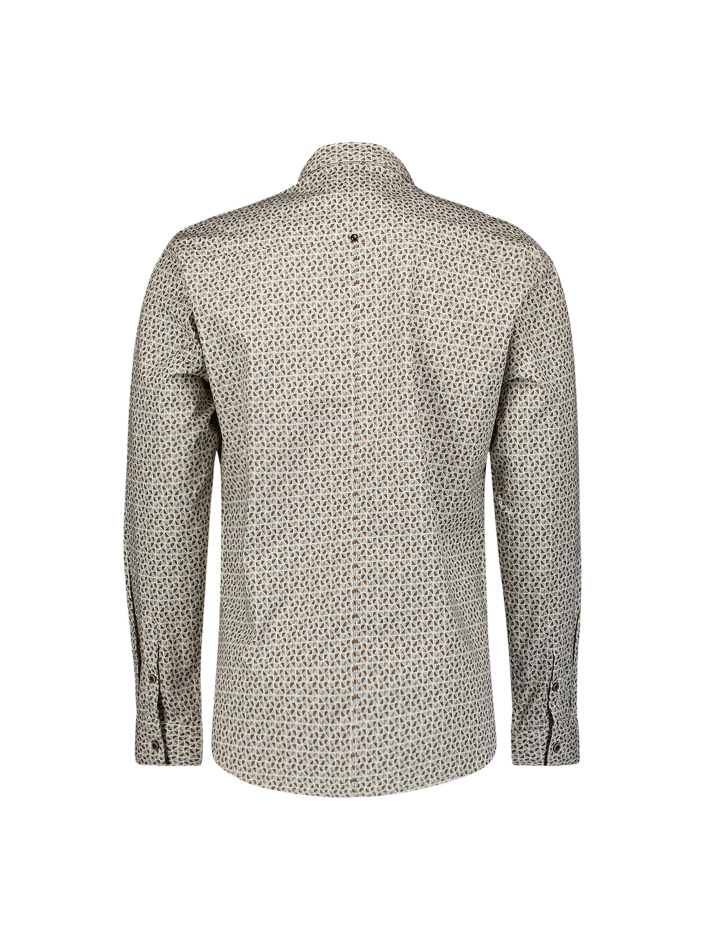 No Excess Comfort fit Overhemd in Grijs