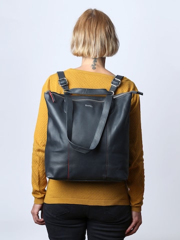 VARGU Rucksack ' Hana 1' in Blau: Vorderseite