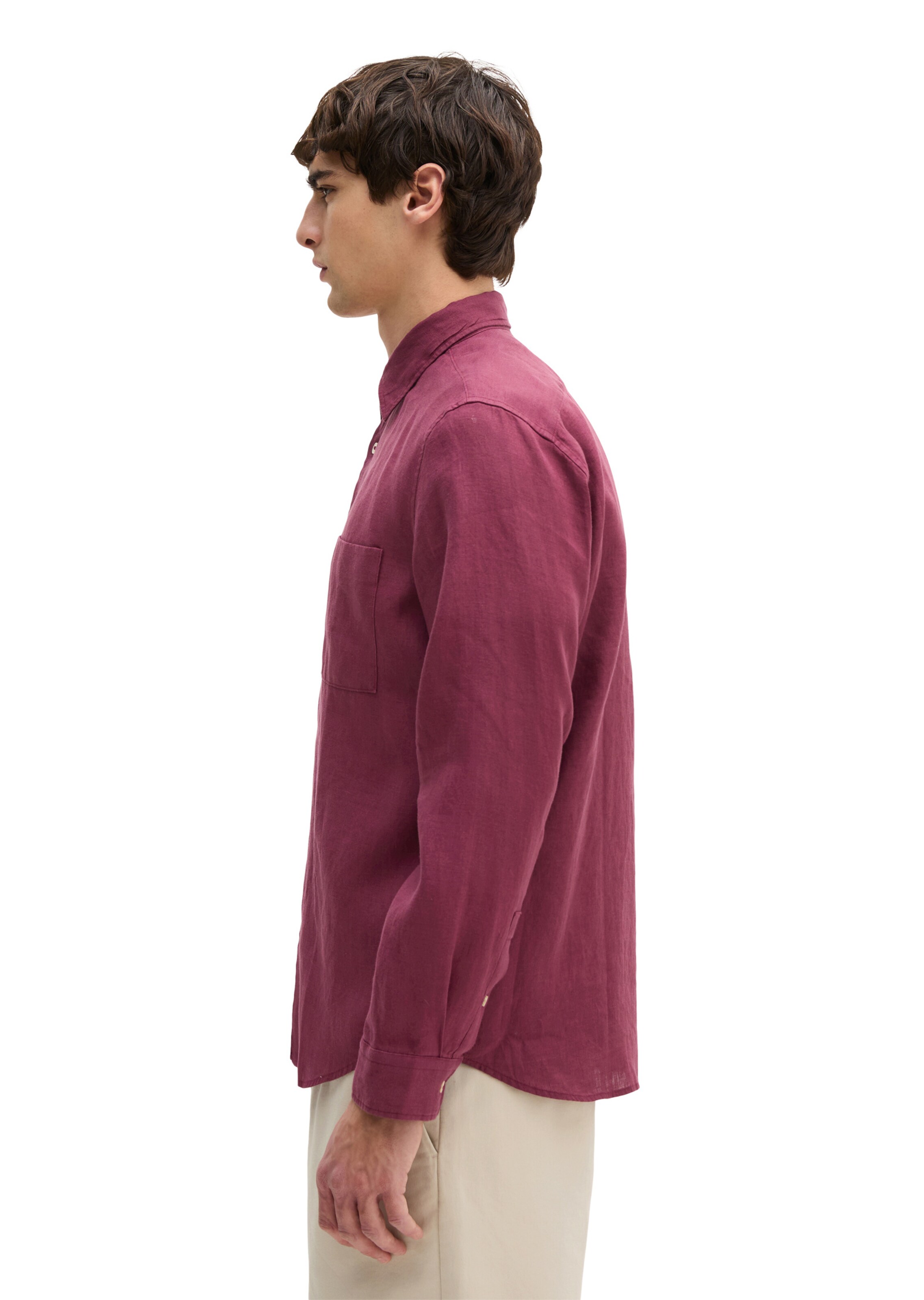 Marc O'Polo Regular fit Overhemd in Rood