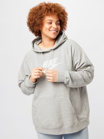 Nike Sportswear Sweatshirt in Grijs: voorkant