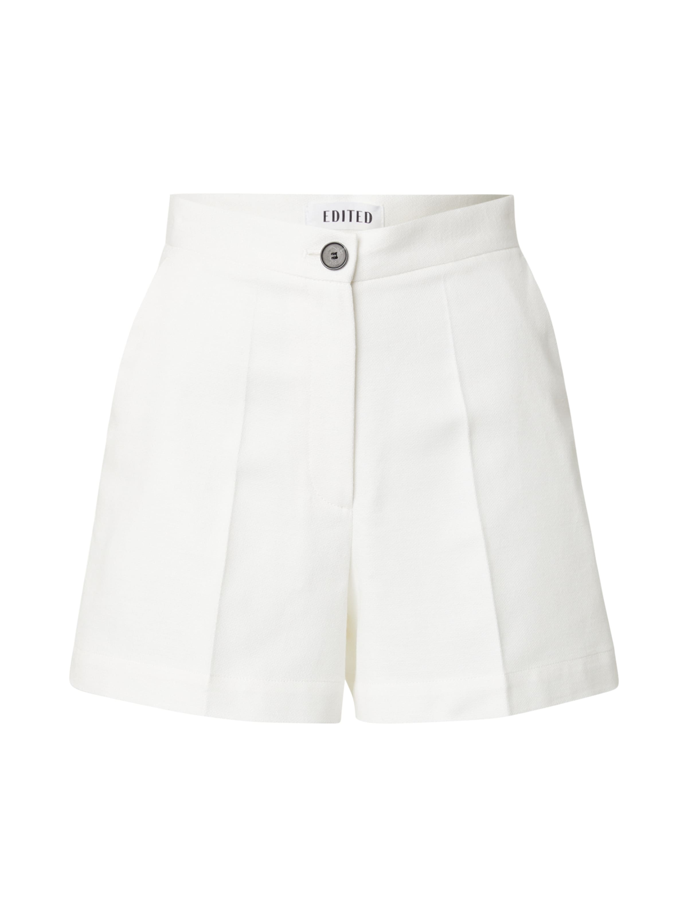 Regular Pantalon 'Vincenza' EDITED en blanc : devant