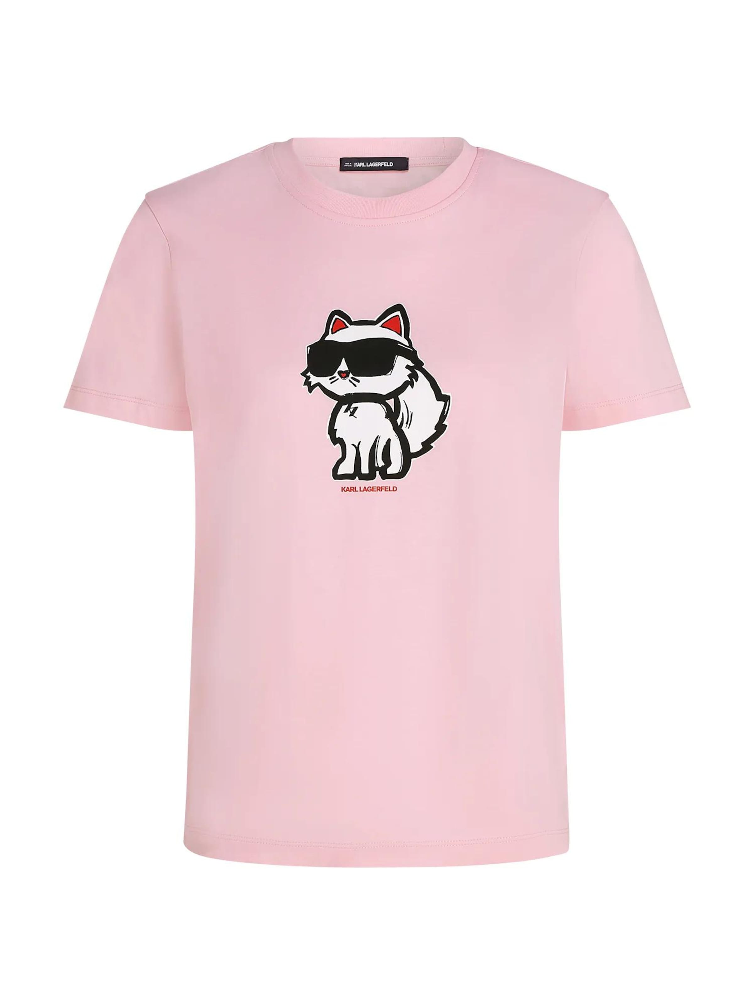 Karl LagerfeldMajica 'Ikon Choupette' - roza boja: prednji dio
