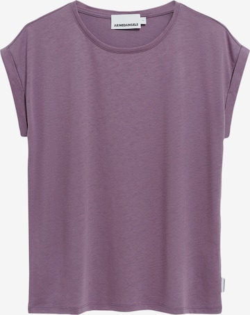 ARMEDANGELS Shirt in Lila: voorkant