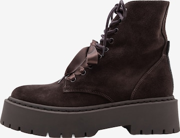 Stivaletto stringato 'Skylar' di STEVE MADDEN in marrone: frontale