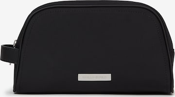 Karl Lagerfeld Toilettilaukku ' Ikon Kosmetiktasche aus Nylon ' värissä musta: etupuoli