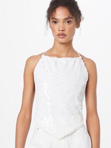 Gina Tricot Top 'Selena' in White: front