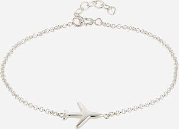 ELLI Armband 'Flugzeug' in Silber: predná strana