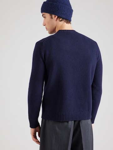 UNITED COLORS OF BENETTON Pulóver - kék